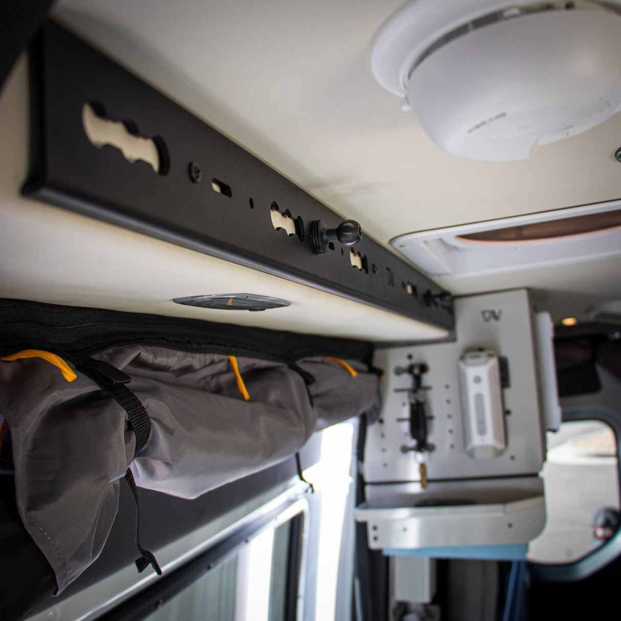 Canyon Adventure Vans L-Track PRO for Overhead Sliding Door for Storyteller Overland Mode