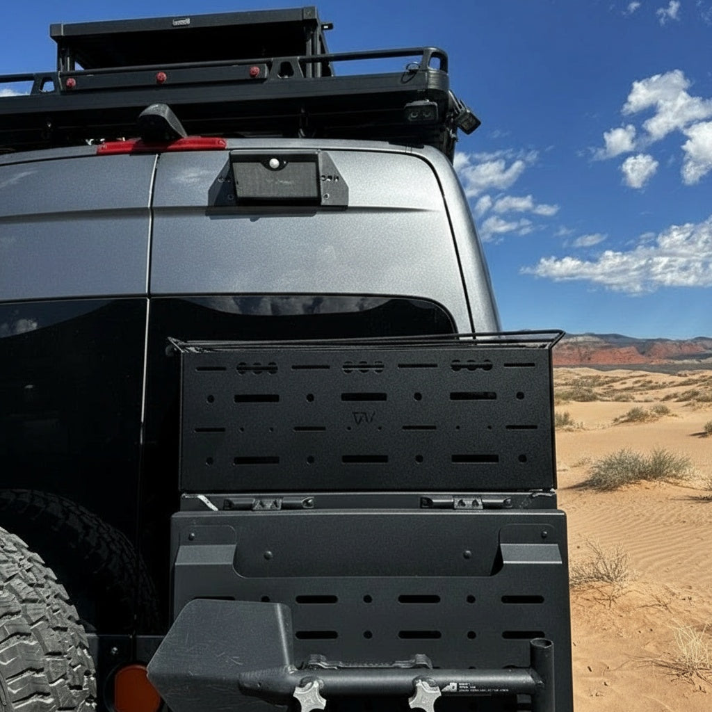 Canyon Adventure Vans Rear Door Box Gear Bin