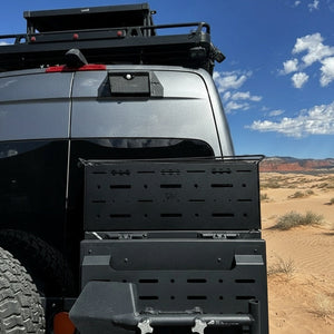 Canyon Adventure Vans Rear Door Box Gear Bin