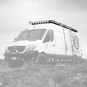 Aluminess 2007+ Mercedes Sprinter 170"/170" EXT Weekender Roof Rack (High Roof)