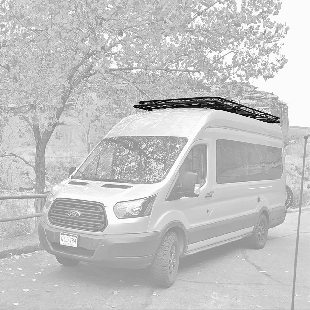 Aluminess 2015+ Ford Transit 130" Weekender Roof Rack (Med/Low Roof)