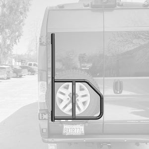 Aluminess Ram ProMaster Driver Side Tire/Box Carrier
