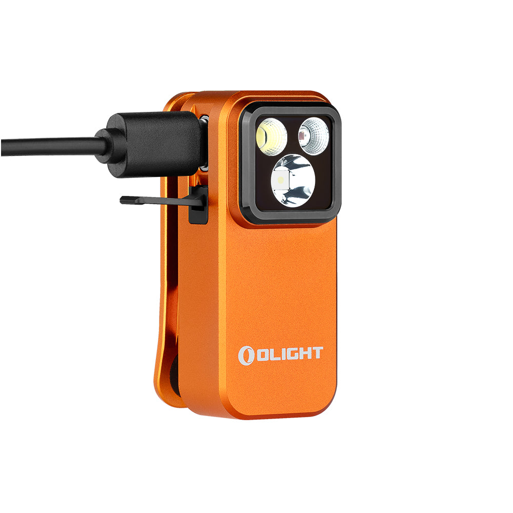 TERRA X Olight Oclip Pro Van Light with Navilight Mount – Red