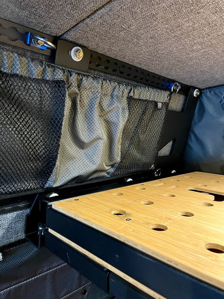 RB Components Adjustable Panel Bed Upper Storage Brackets