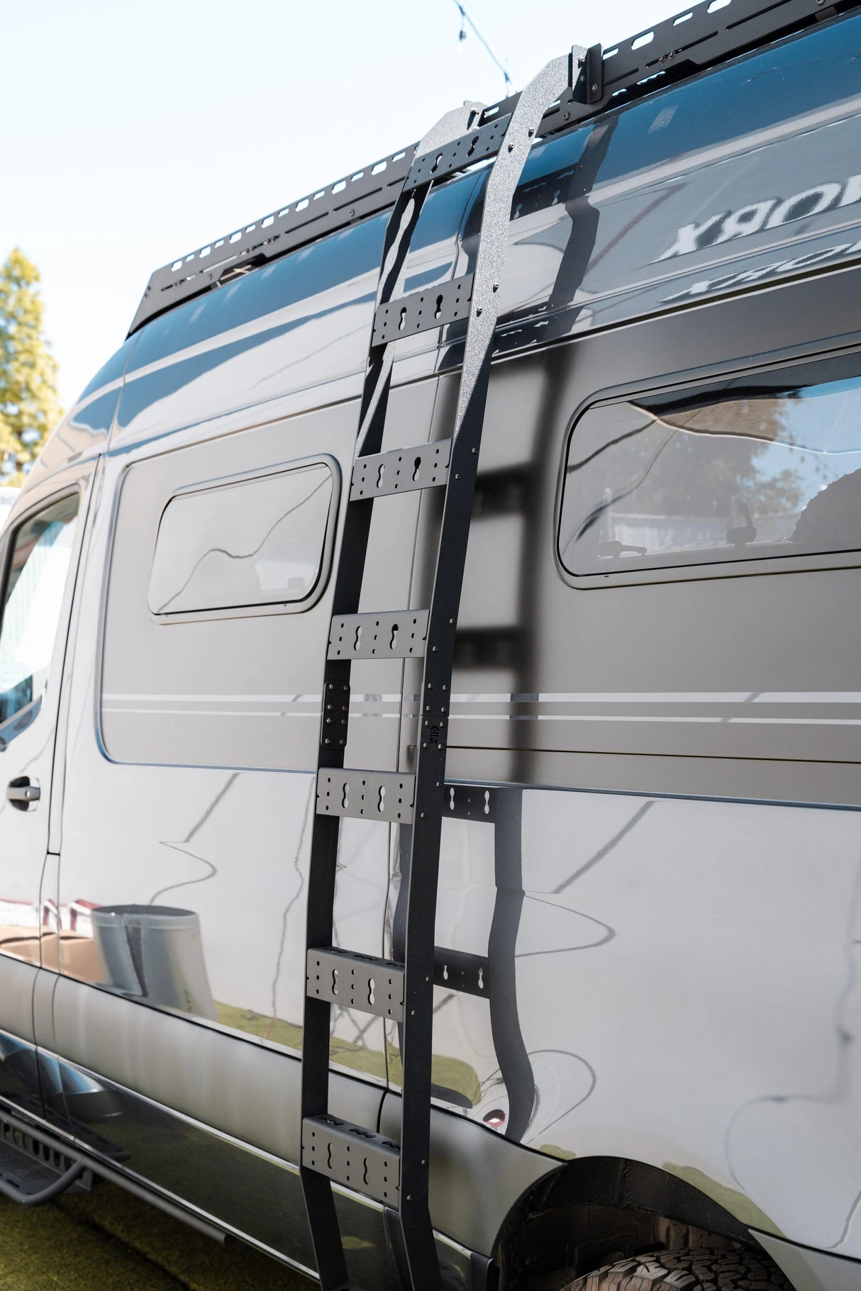 Sandy Vans Mercedes Sprinter Side Ladder