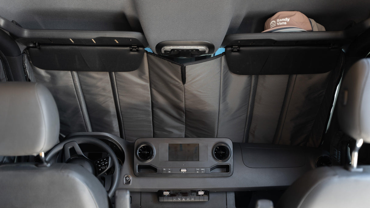 Sandy Vans Mercedes Sprinter Front Cab Window Covers Bundle