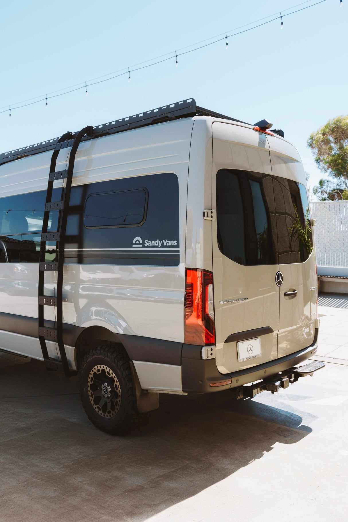 Sandy Vans Mercedes Sprinter Side Ladder