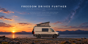 RoamlabX Carbon Fiber Roof Top Tent - 2007+ Mercedes Sprinter 144"