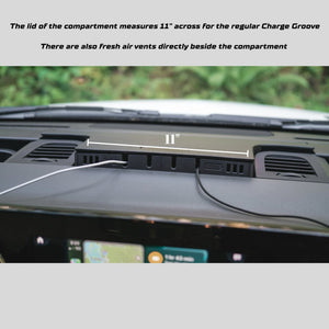 TERRA X Mercedes Sprinter Dash Console Cable Organizer - CHARGE GROOVE