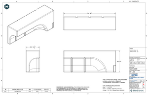 Northwest Conversions 33 Gallon Wheel Well Water Tank (Left)