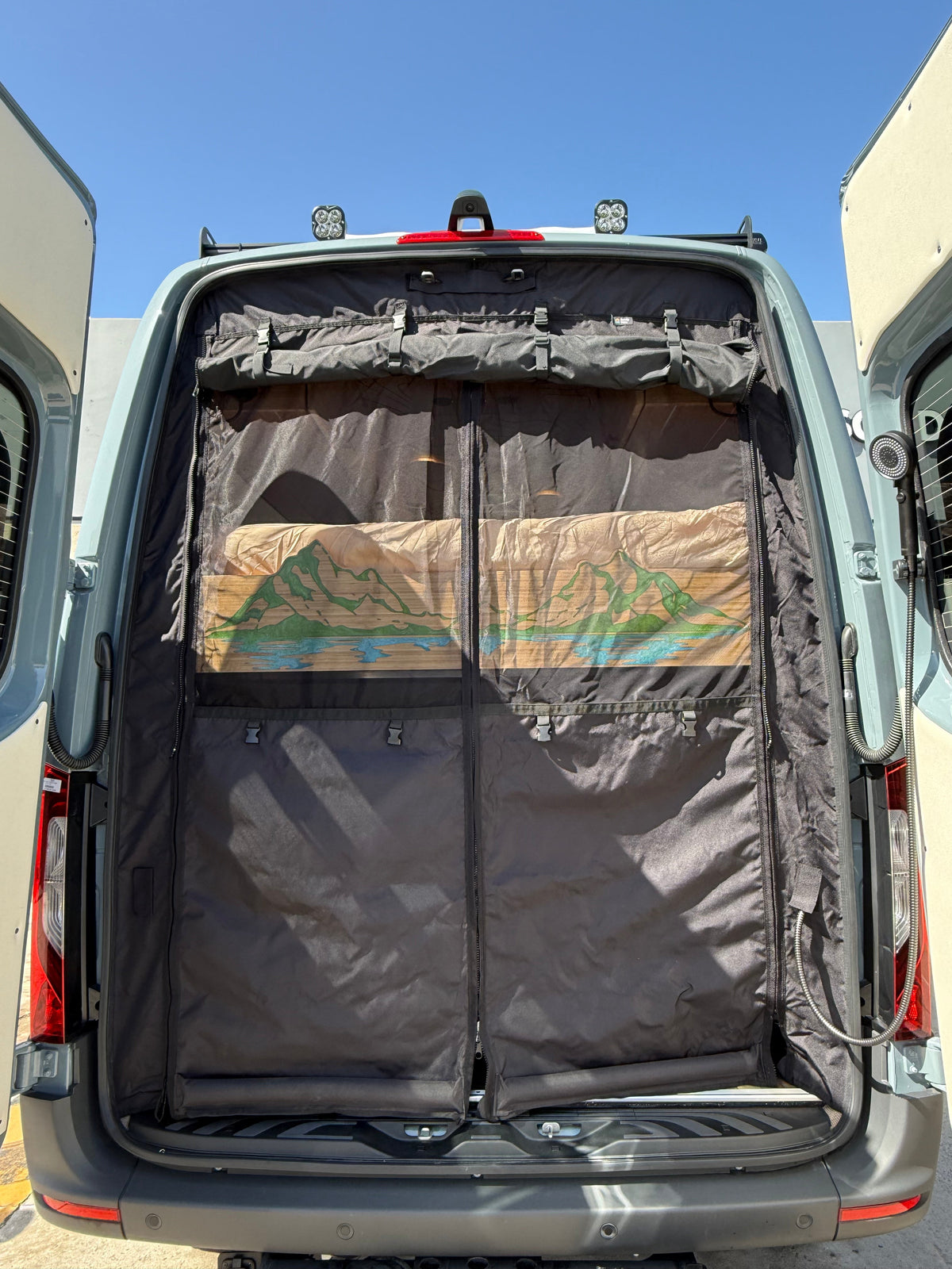 Sandy Vans Mercedes Sprinter Rear Door Bug Screen