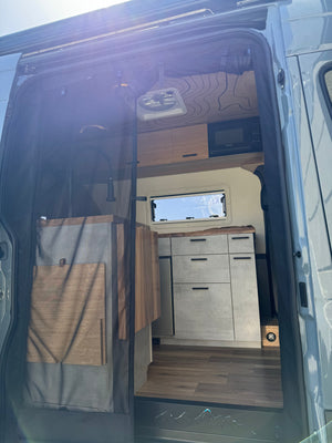 Sandy Vans 2007+ Mercedes Sprinter Van Slider Door Bug Screen