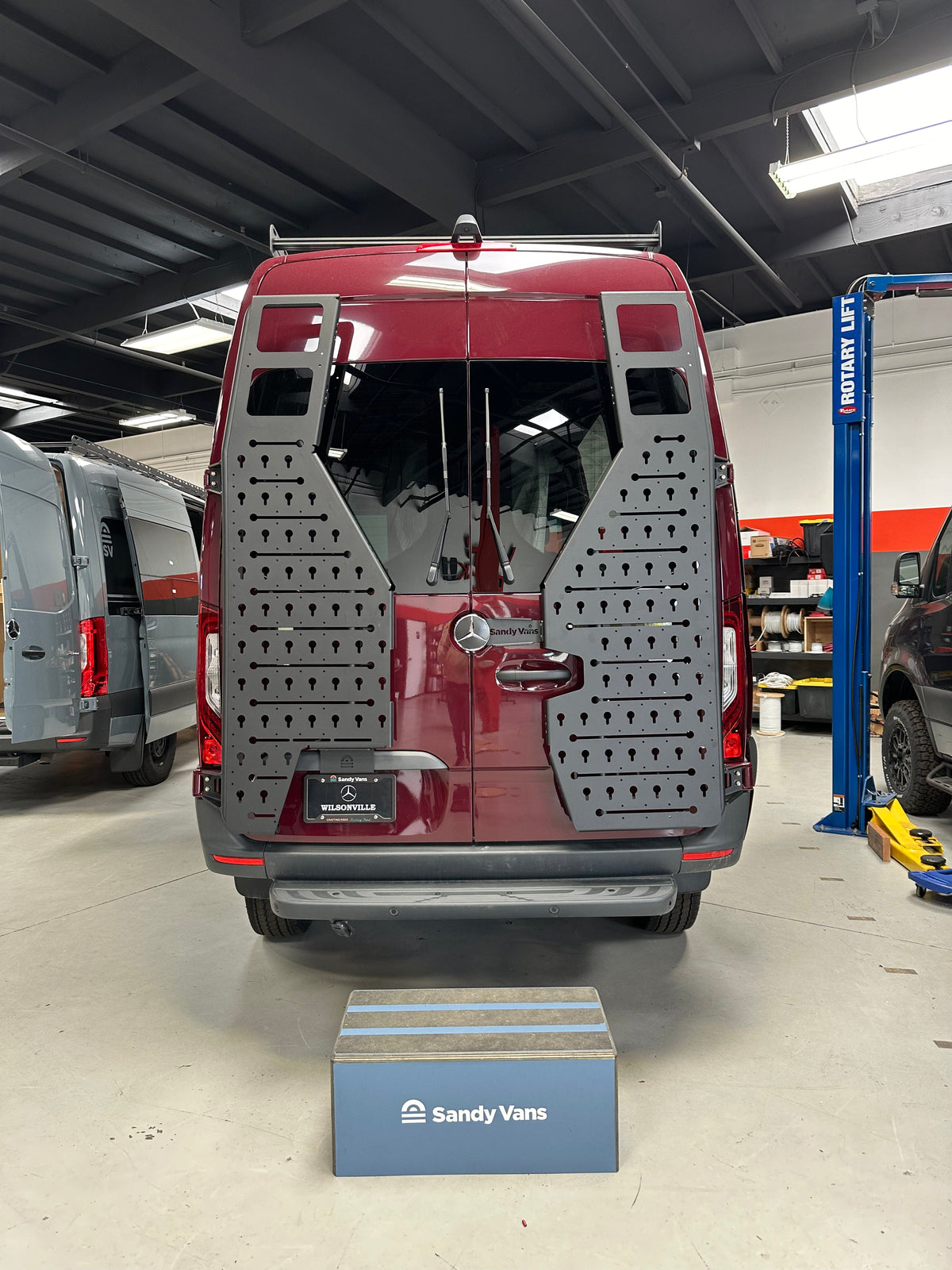 Sandy Vans Mercedes Sprinter Port Rack