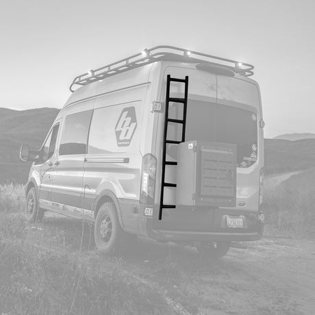 Aluminess 2015+ Ford Transit Rear Door Ladder
