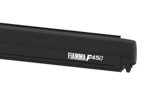 Fiamma F45S 350 RV Awning (Black Case, 11.5')_ Aluminium Black Case - Campervan HQ
