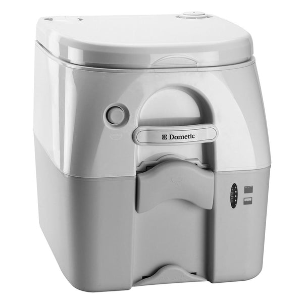 Dometic 975 Portable Toilet 5.0 Gallon - Gray w/Brackets