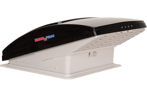 MaxxAir MaxxFan Deluxe RV Roof Vent Model 7500K (Smoke, With Remote) –  Campervan HQ