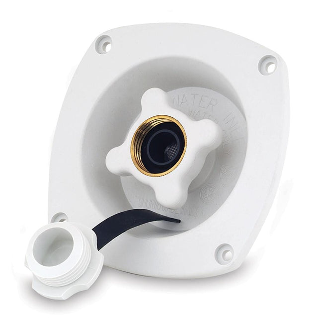 SHURFLO Pressure Reducing City Water Entry (Wall Mount, White) - Campervan HQ
