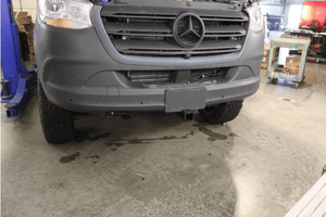 Mercedes Sprinter (2019+) Front Receiver Hitch (Front View) - Campervan HQ