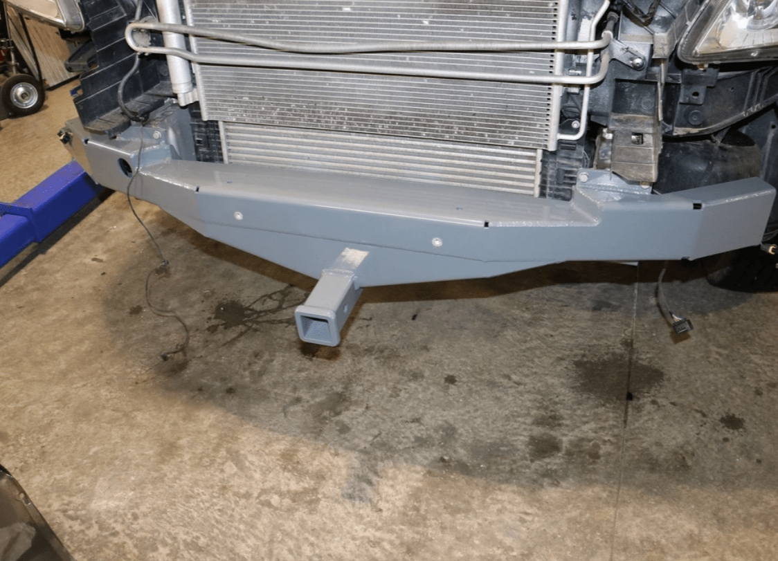 Mercedes Sprinter (2019+) Front Receiver Hitch (Protective Gray Paint) - Campervan HQ