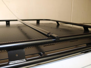 Aluminess Ford E350 Van Roof Rack (1992-2014) Roof Rack Close View - Campervan HQ