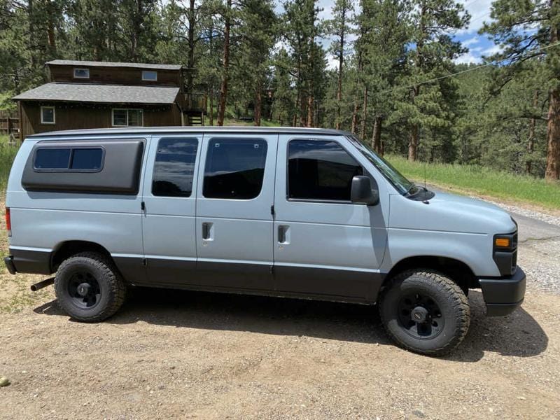 Flarespace Ford E-Series Campervan Body Flares (Side View) - Campervan HQ