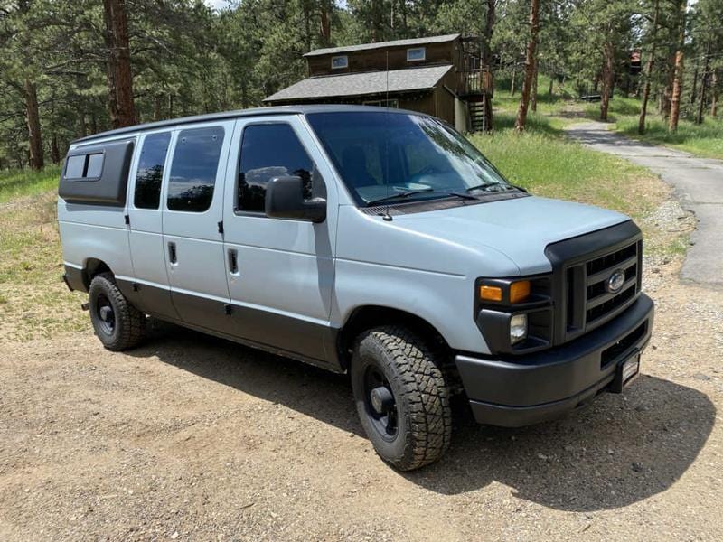 Flarespace Ford E-Series Campervan Body Flares (Passenger Side Front View) - Campervan HQ