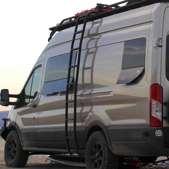 Ford Transit 148"WB Camper Van with FW294L Driver Side Rear Quarter Vented Window - Campervan HQ