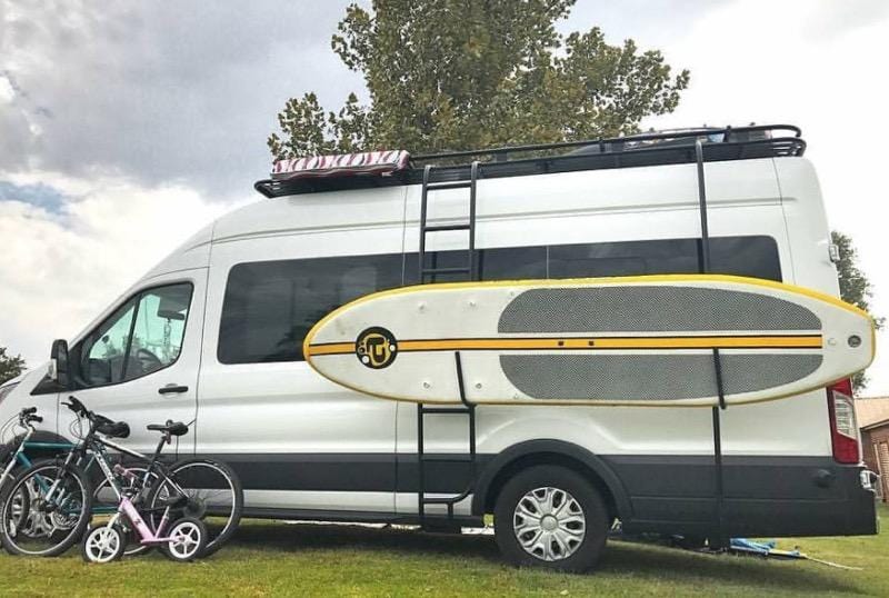 Ford Transit Surf Pole (shown on 148"EL) - Campervan HQ