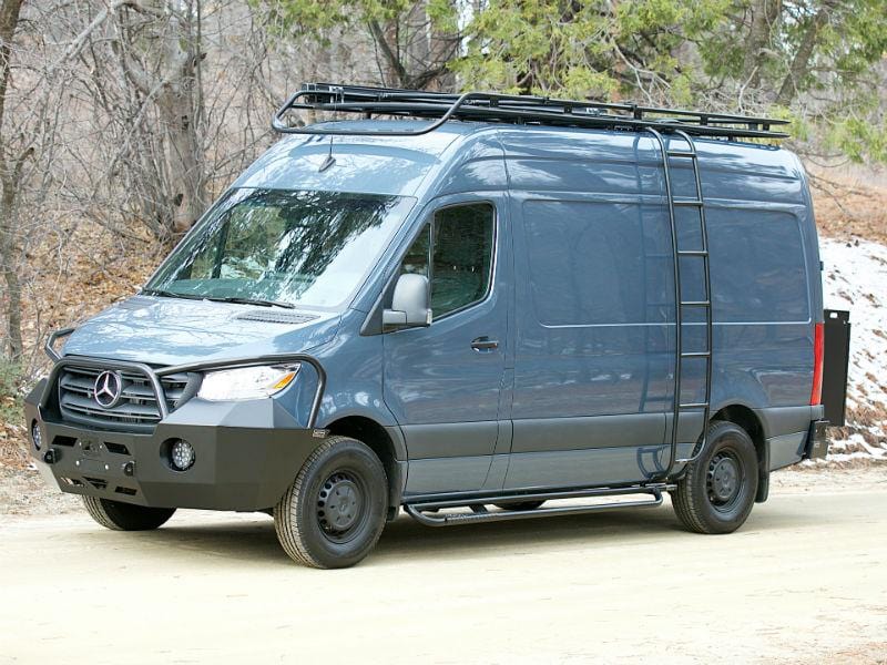 Aluminess 2007+ Mercedes Sprinter Nerf Bars - 170"WB