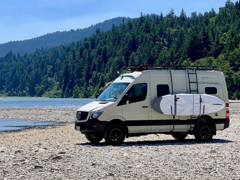 Aluminess Mercedes Sprinter Surf Pole – Campervan HQ