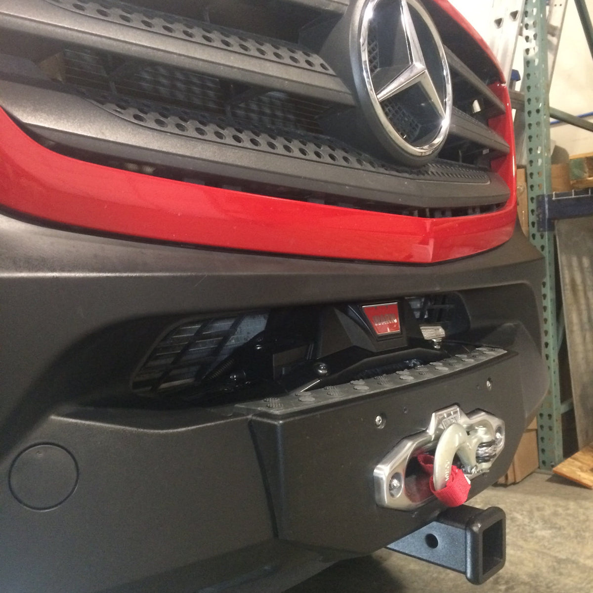 Sprinter Compact Front Winch Bumper (Includes Recovery Points) - Campervan HQ 