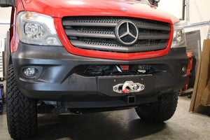 Mercedes Sprinter 2015-2018 Compact Front Winch Bumper (Includes Recovery Points) - Campervan HQ