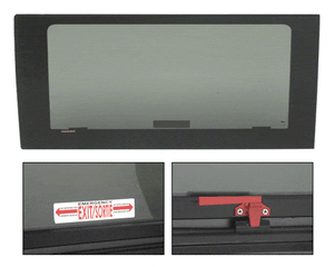 Ram ProMaster Driver's Side Front Egress Window (FW382LE) - Campervan HQ