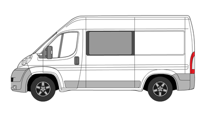 Ram ProMaster Driver's Side Front Egress Window Placement (FW382LE) - Campervan HQ