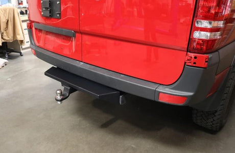 Mercedes Sprinter Rear Hitch Step (Installed) - Campervan HQ