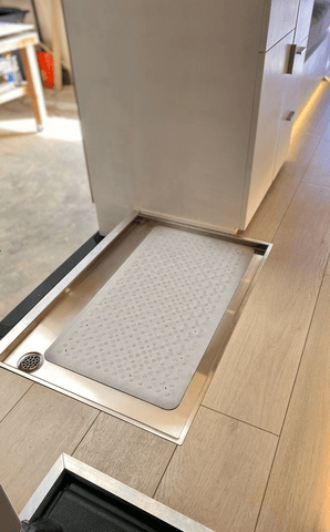 RV Hidden Stainless Steel Shower Pan – Campervan HQ