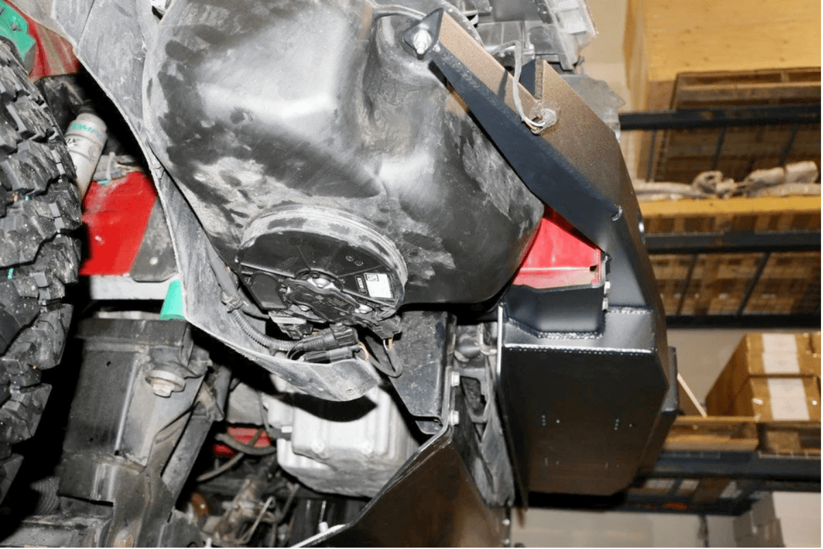 Sprinter 2015-2018 Compact Front Winch Bumper (Includes Recovery Points) View From Below - Campervan HQ