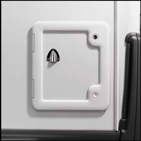 Thetford Cassette Toilet Service Door 3 (White) – Campervan HQ