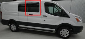 Ford Transit 2015+ Passenger Side Cargo Door Fixed Window (Low Roof)_Larger Window - Campervan HQ