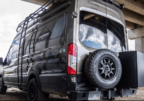 Aluminess rear bumper with swing arms hotsell