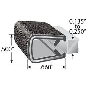 VWD Trim Lock Ford Transit Van Window Medium / High Roof 2015+ Driver Side Middle (148"/148" EXT WB) - Campervan HQ
