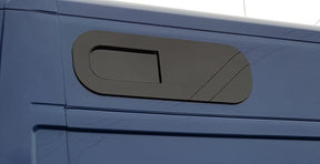 Universal-Fit Passenger Side Half-Slider Screened Window (23"H x 8"W)_Closed - Campervan HQ