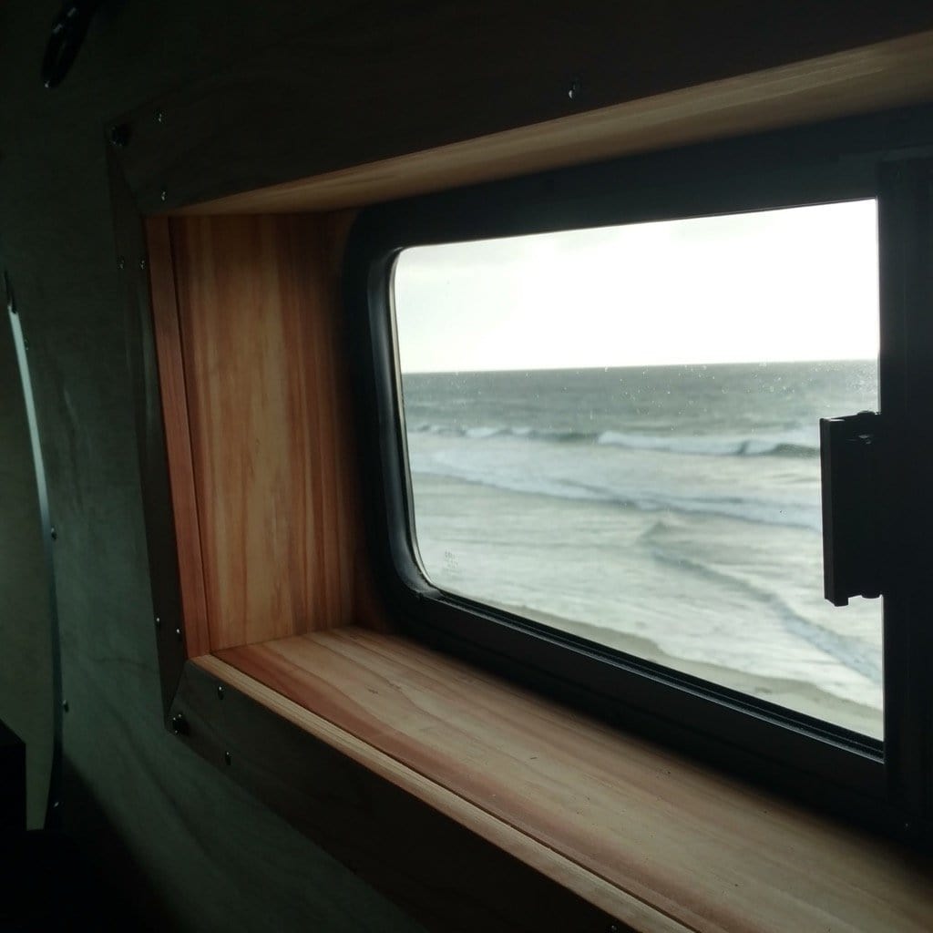 Universal Sliding Van Window (VW1033R, Inside View) - Campervan HQ