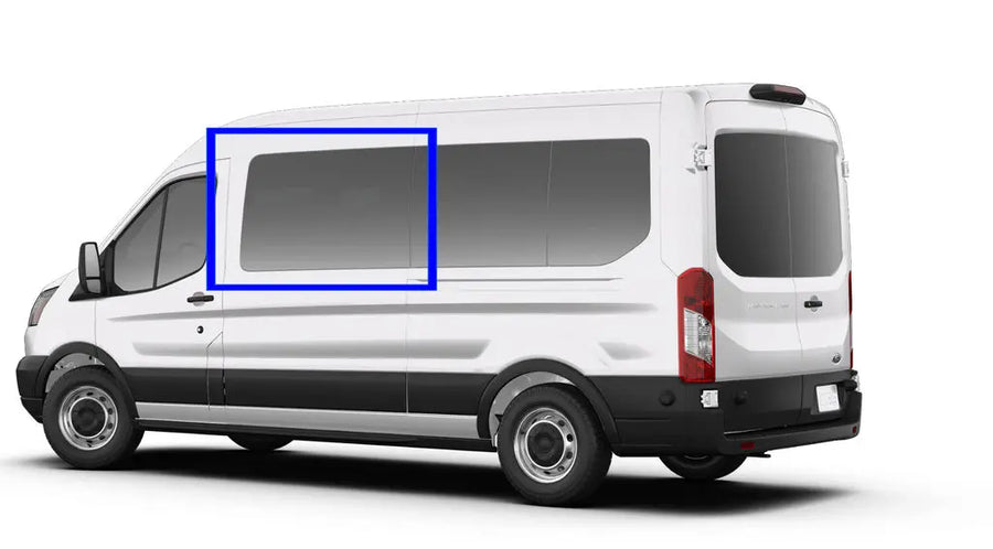 VWD Ford Transit Van Fixed Window Medium / High Roof 2015+ Driver Side ...
