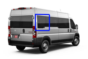 VWD Ram ProMaster Van Fixed Window 2014+ Passenger Side Rear Quarter 159"WB (DTRAM008) - Campervan HQ
